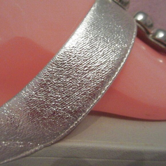 Fitflop Rola Toe Post Sandals Size 10 Leather Sparkle Disco Balls Flip Flops - Picture 7 of 12